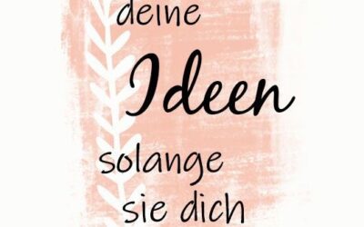 Ideen lösen Probleme